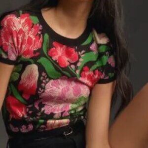 Maeve + Yukiko Noritake | Short-Sleeve Sweater Tee